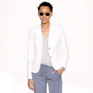 J. Crew Schoolboy Blazer 100% Linen